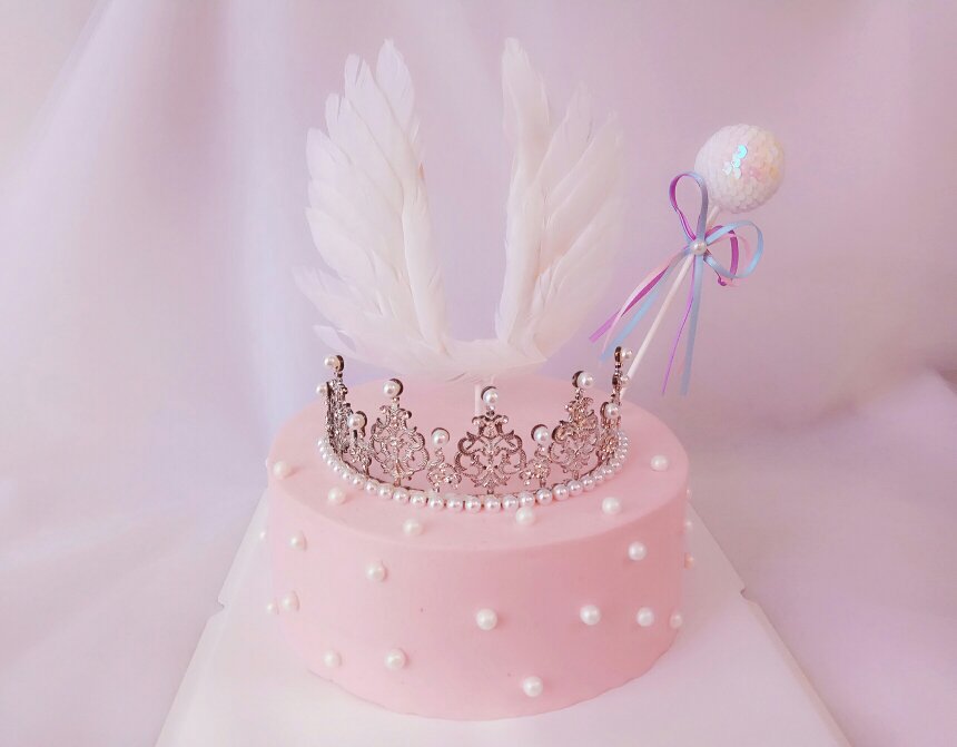10寸珍珠皇冠生日蛋糕