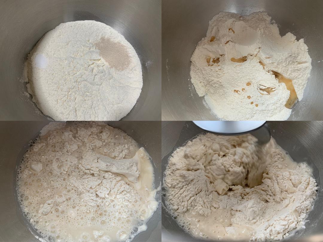 纯奶手撕吐司的做法 步骤1