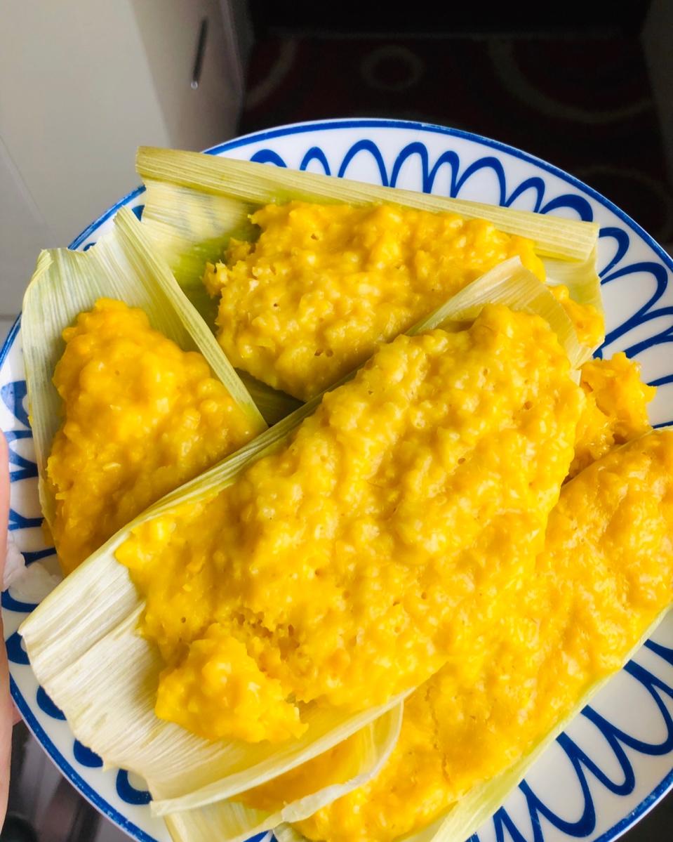 蒸鲜玉米饼