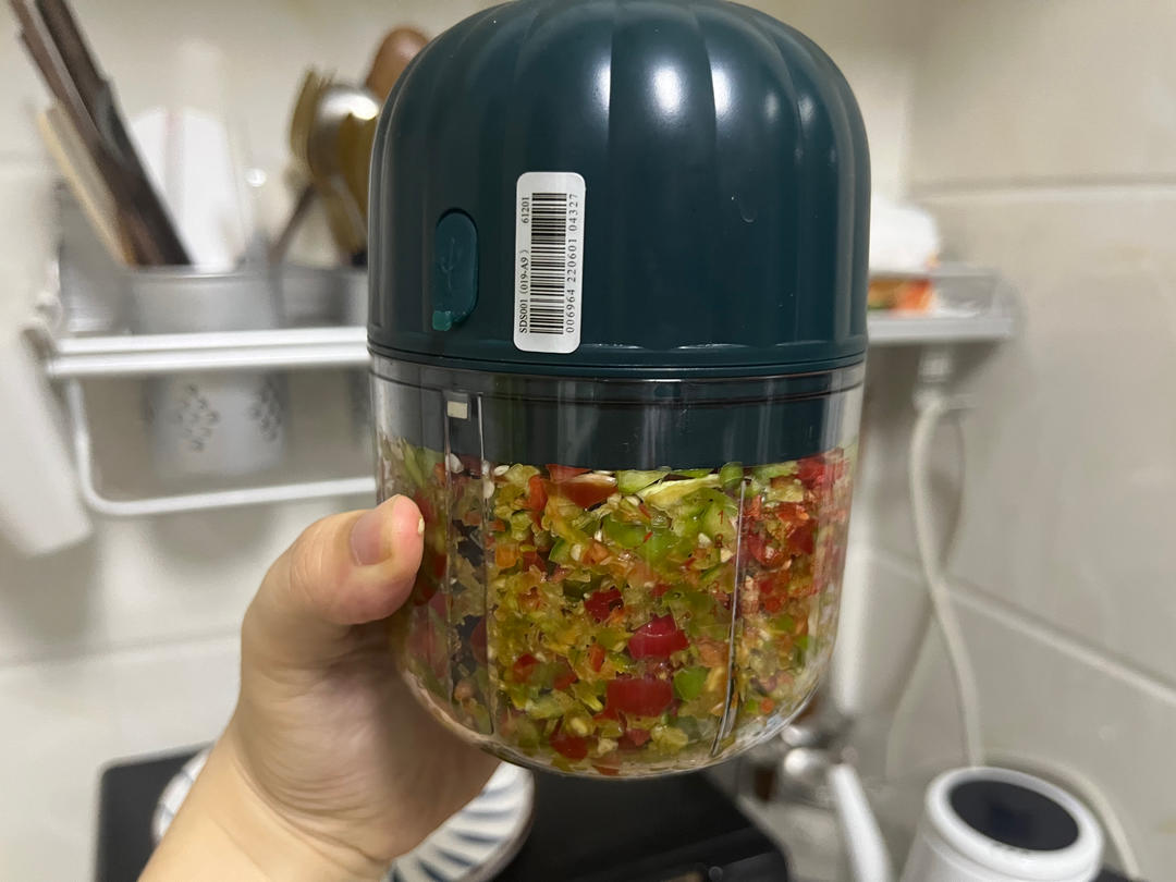 家传手艺～辣子夹馍的做法 步骤3