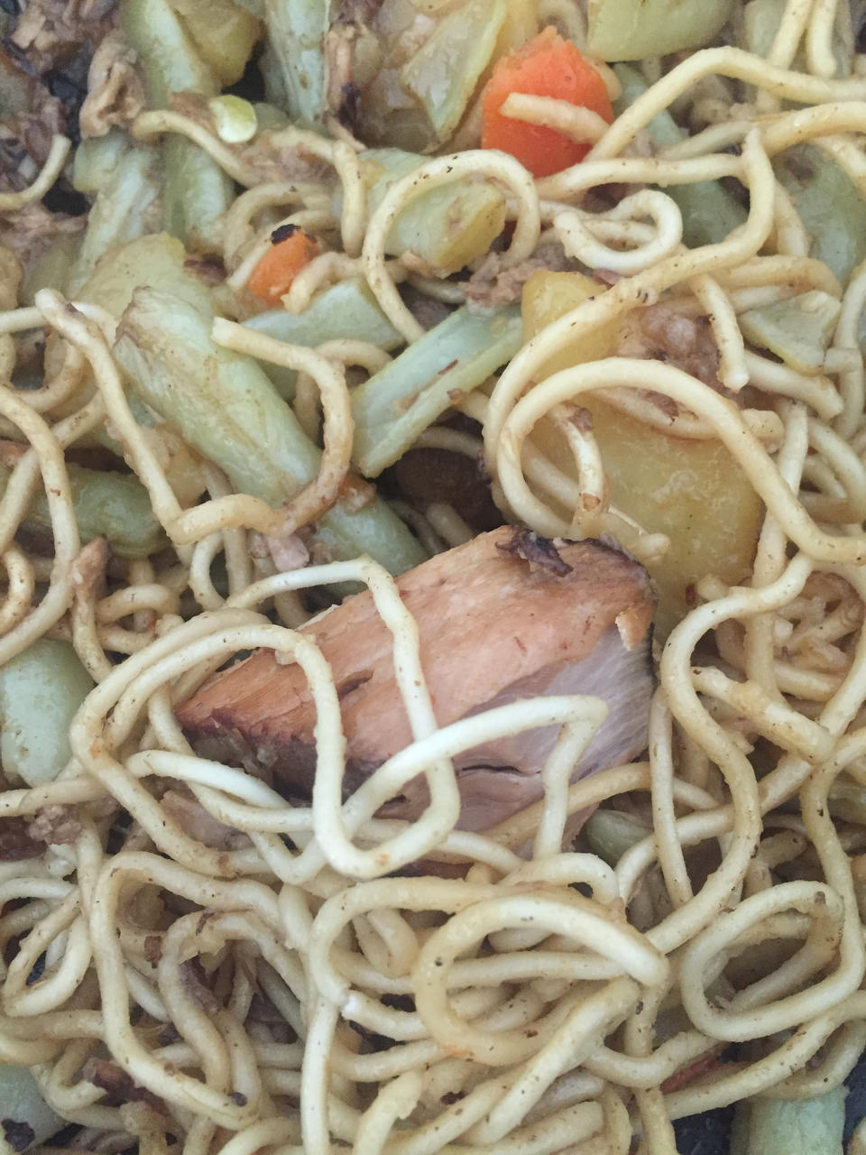 豆角焖面（蒸面）改良