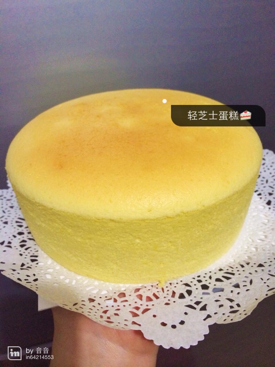 轻乳酪芝士蛋糕6寸#皮黑森林#