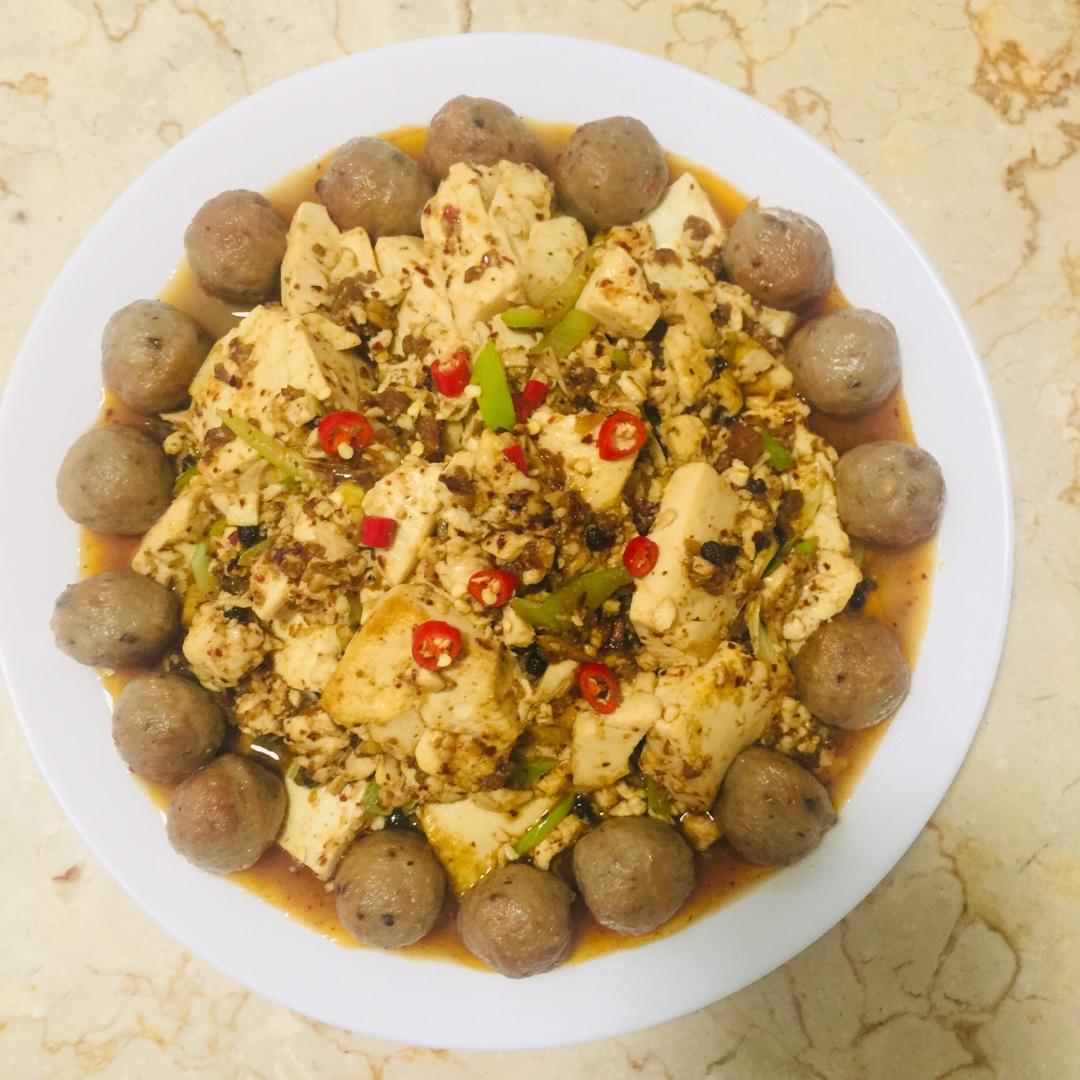 牛肉酱版麻婆豆腐