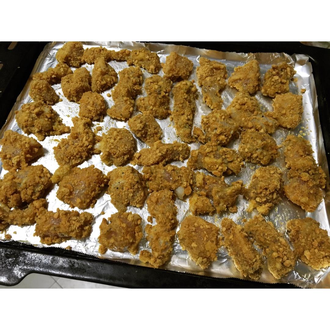 烤箱版鸡米花