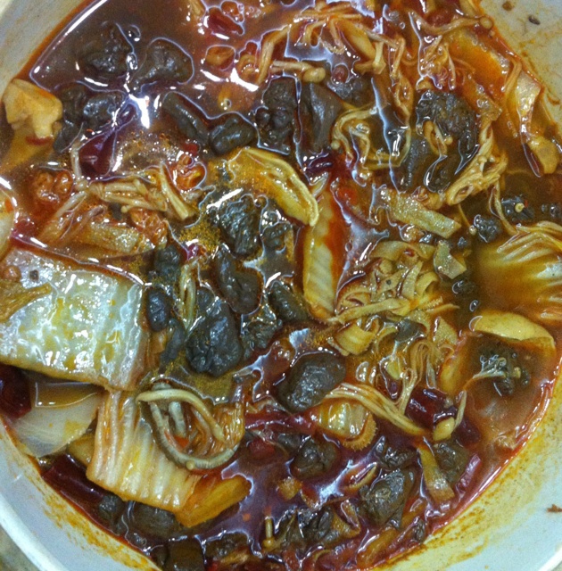 香辣毛血旺