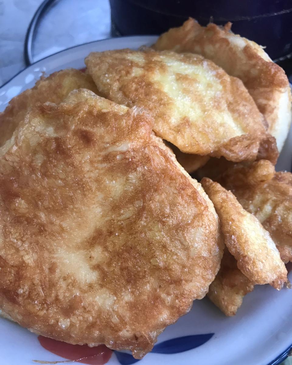 鸡蛋馒头片/油炸