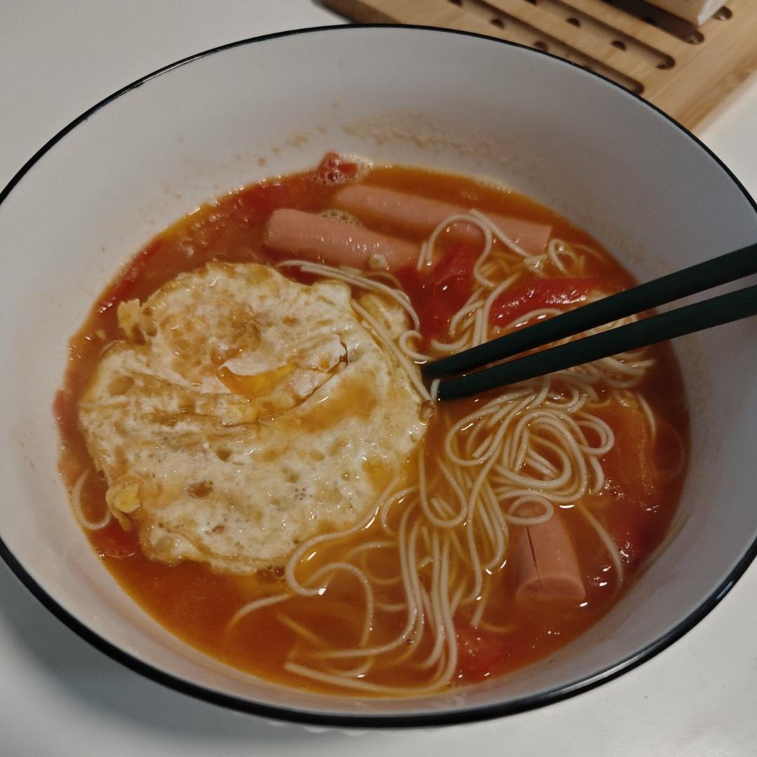 十来分钟做好/番茄鸡蛋面🍜