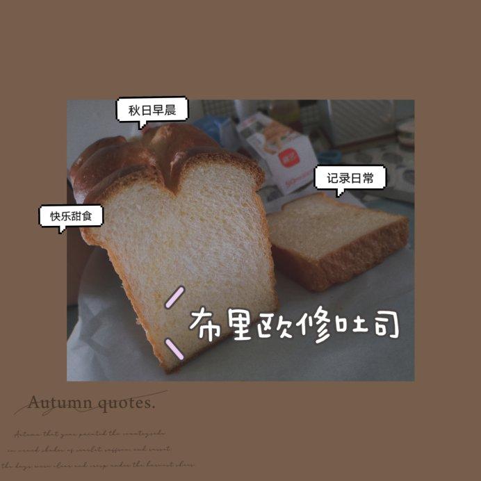 超级浓郁柔软的布里欧修吐司