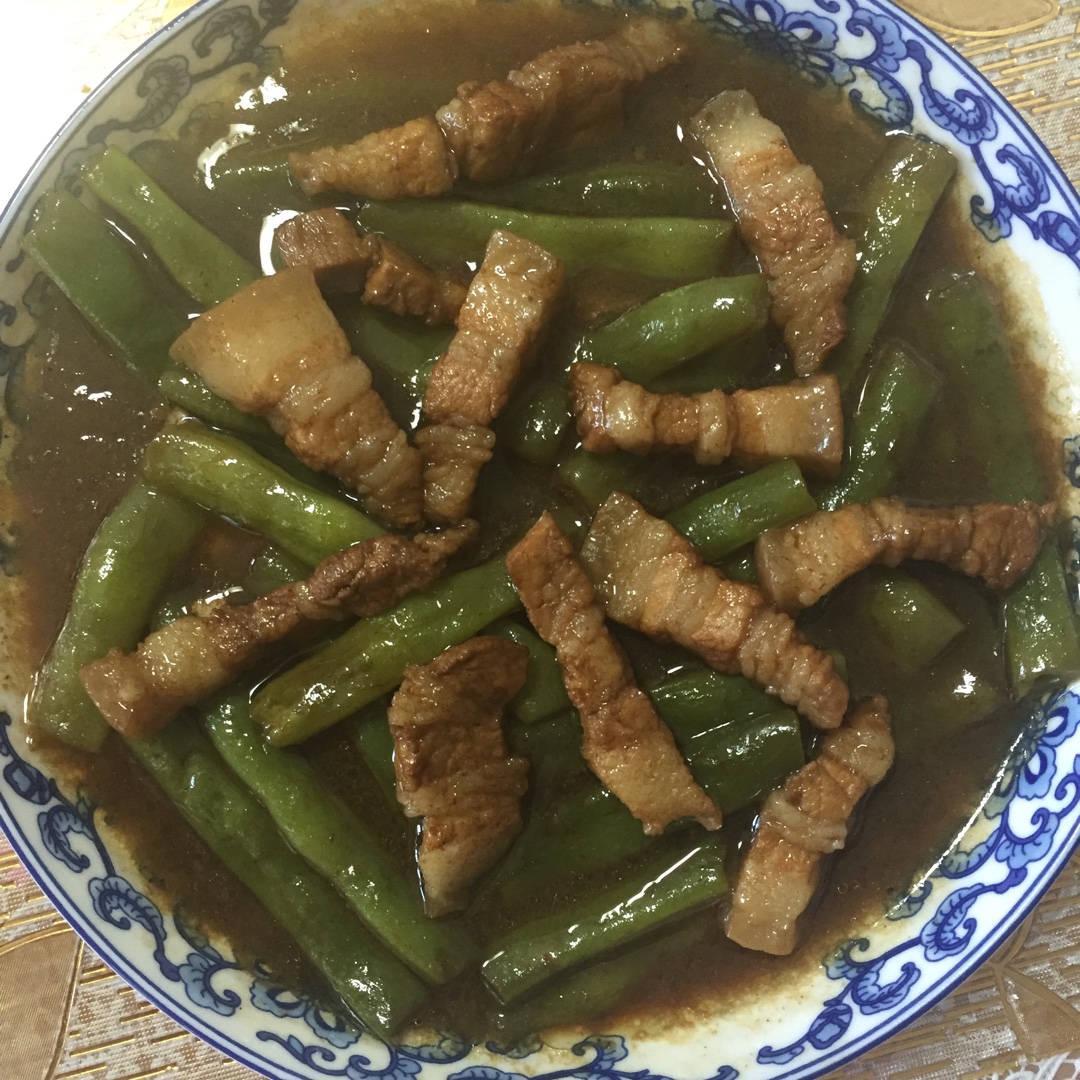 豆角烧肉