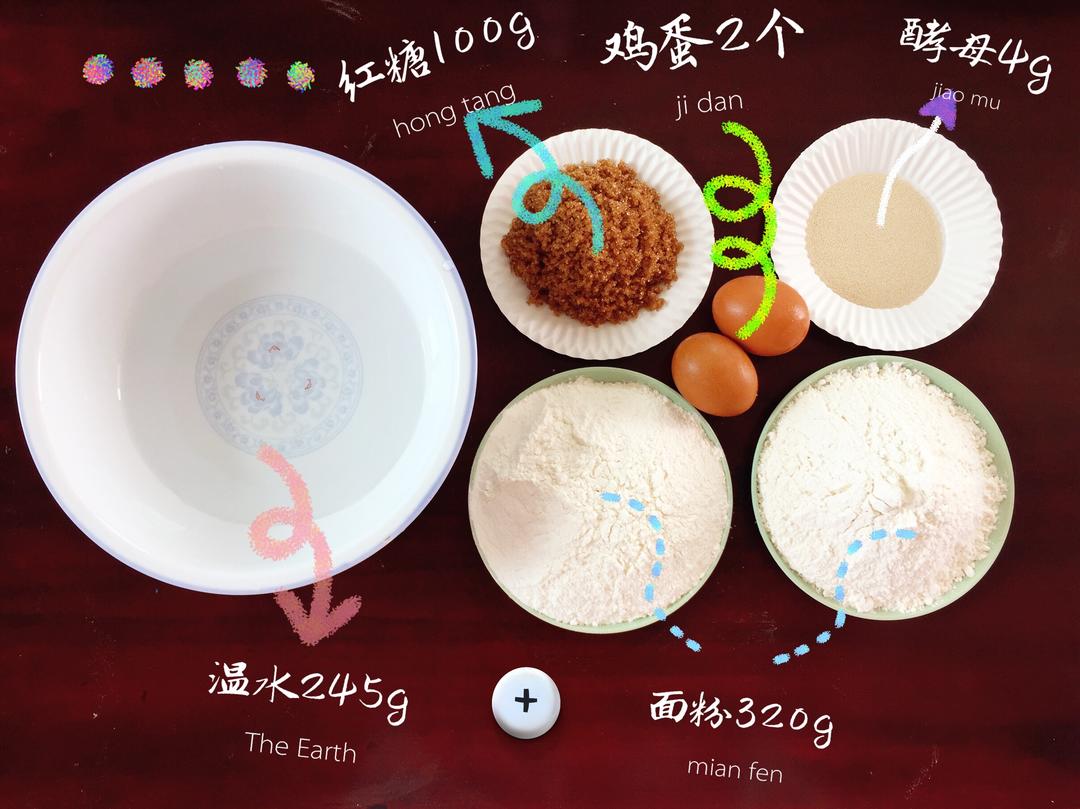 早餐？下午茶？教你做超简单又好吃的红糖发糕，手不沾面就能成功哦