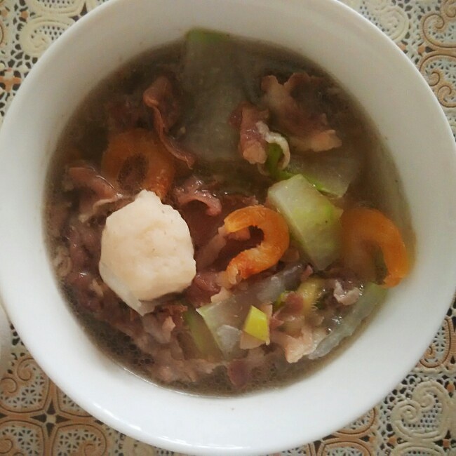 冬瓜羊肉汤（无油版 好吃到爆）的做法
