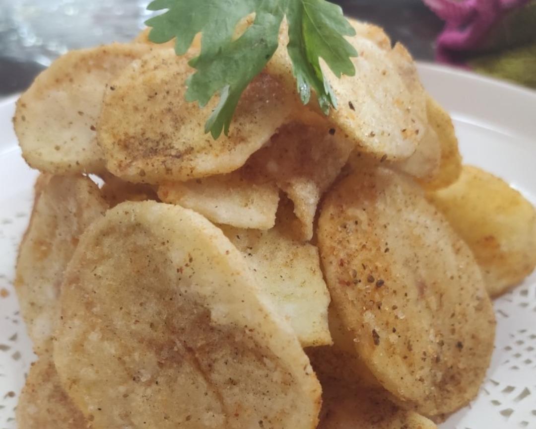 金黄酥脆小孩子特别喜欢吃的《奥尔良土豆片》大厨教你简单做的做法