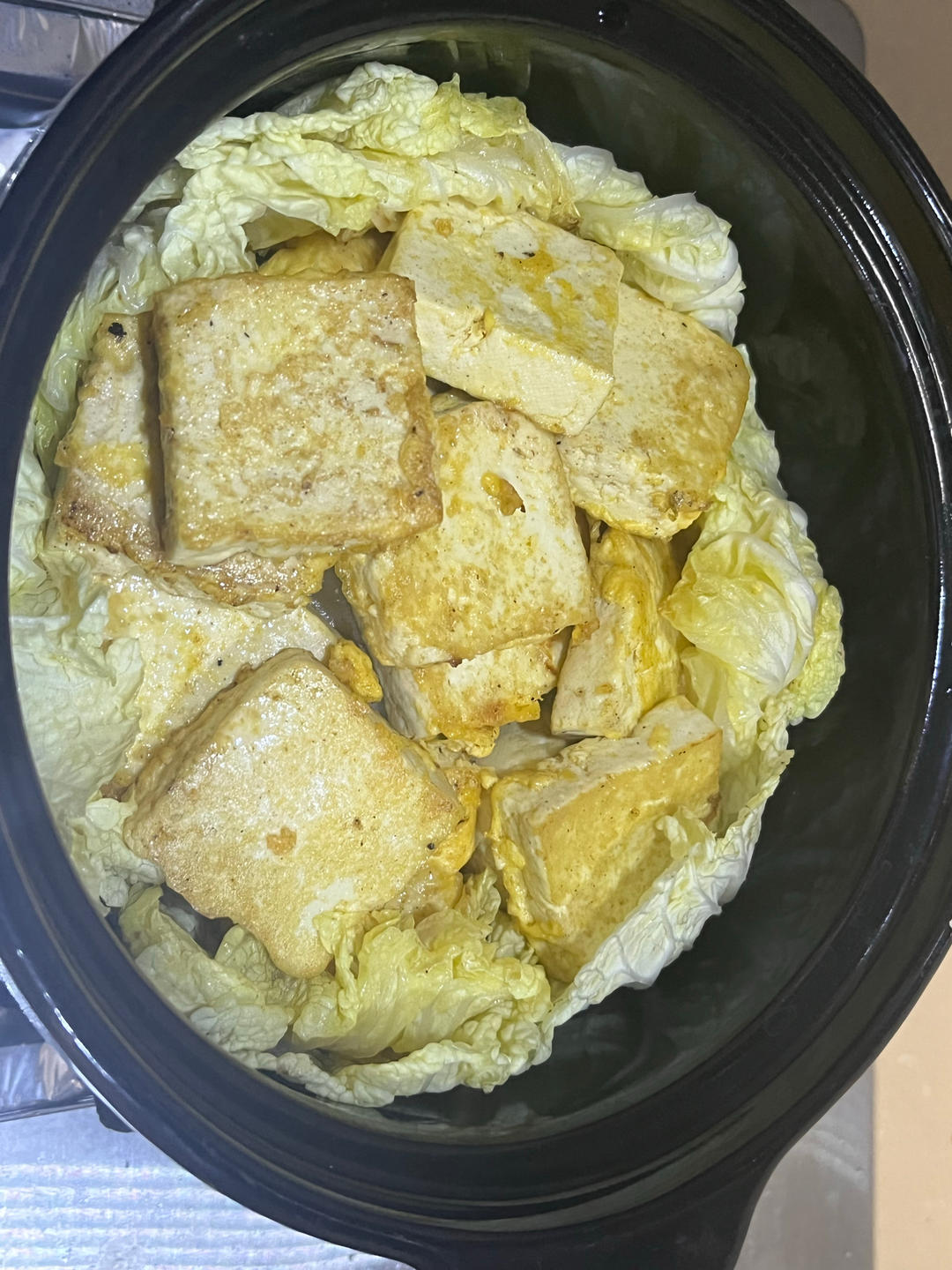 白菜豆腐煲