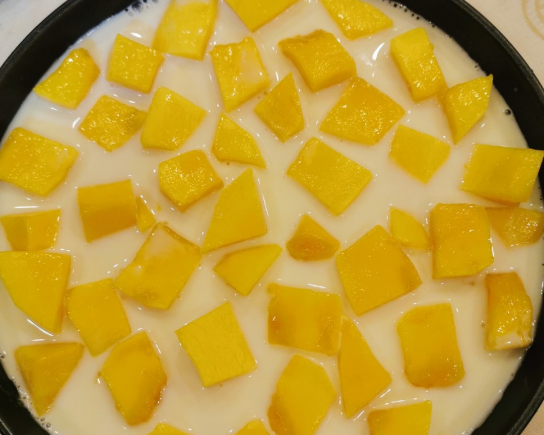 芒果牛奶布丁🥭的做法