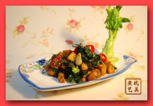 豆丁雪菜的做法