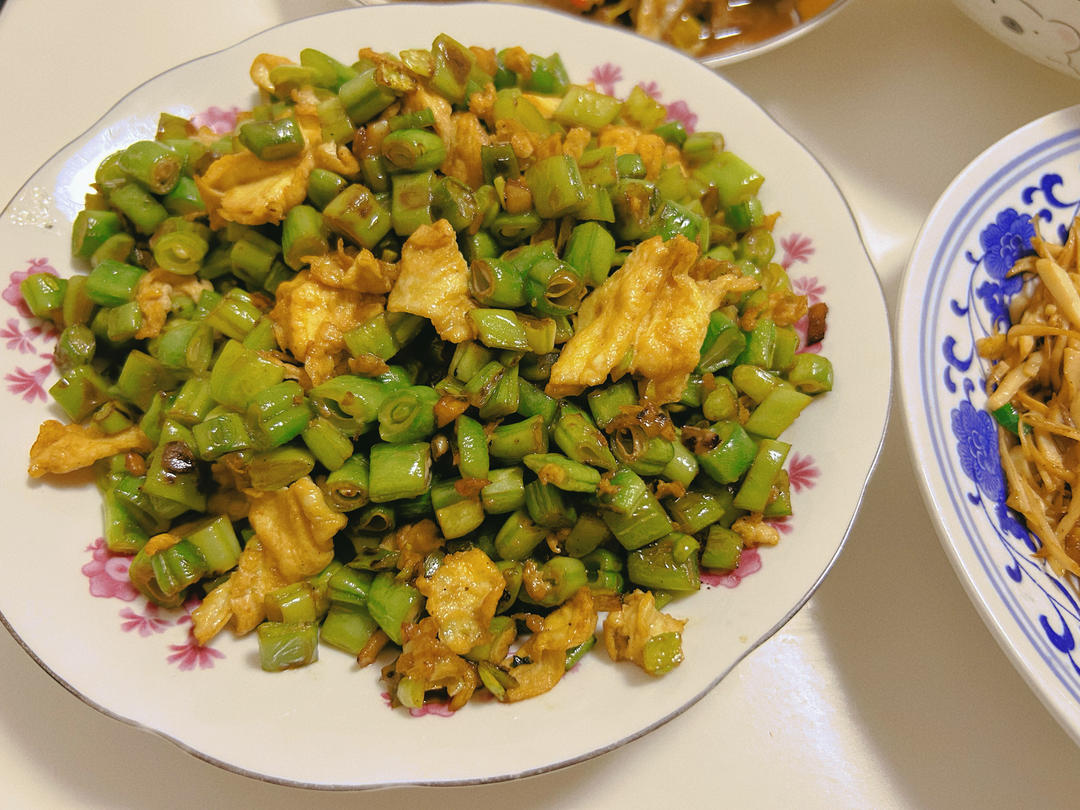豆角炒蛋超级下饭菜，不好吃算我输