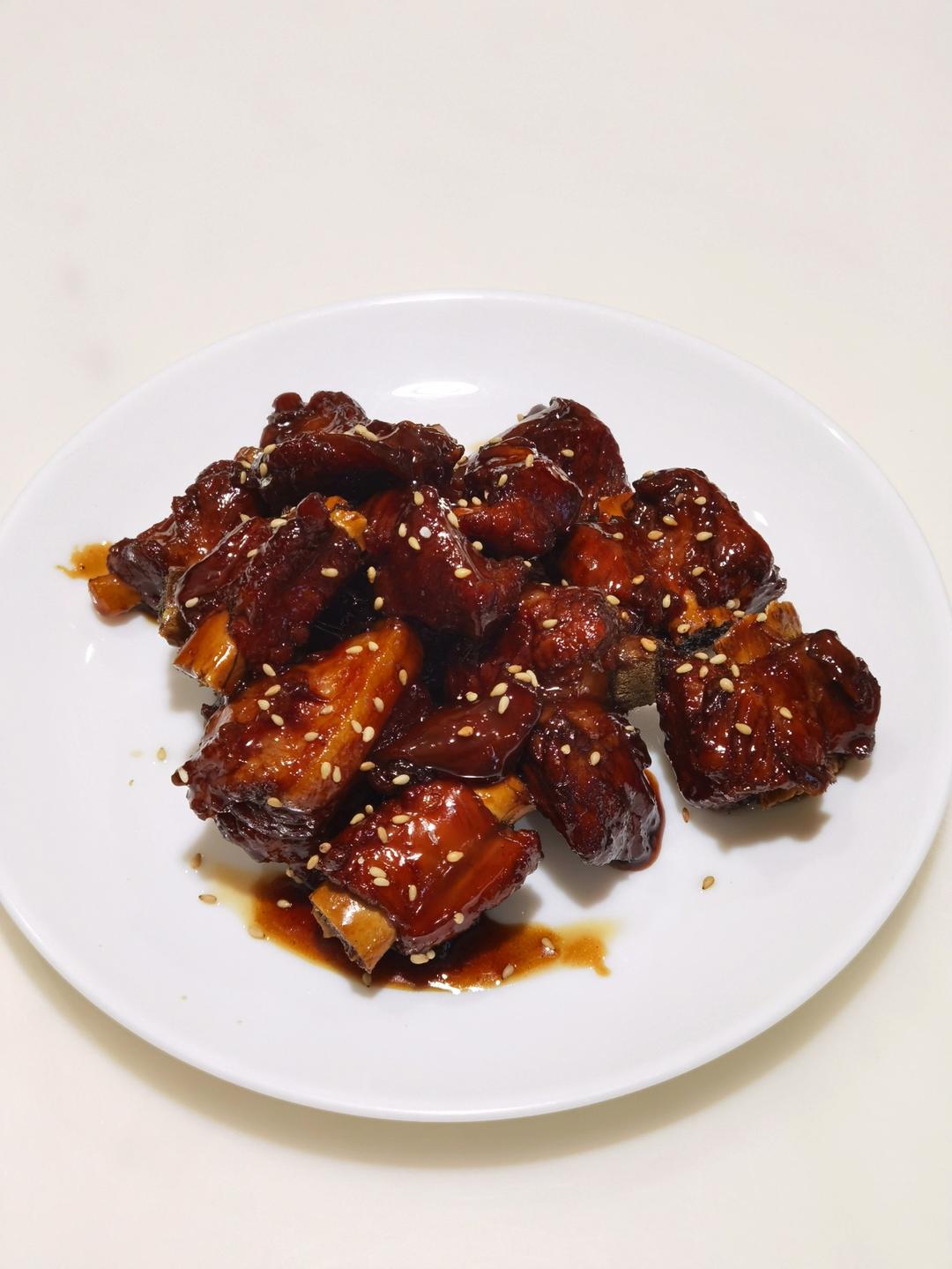 糖醋排骨/糖醋小排（不放油）（12345口诀做出正宗上海本帮）