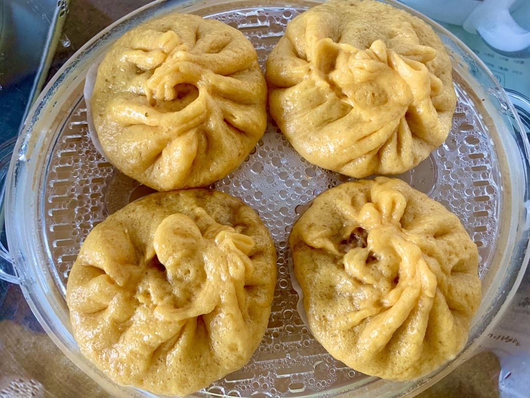 南瓜包子 | 吃腻了传统包子，来换个口味