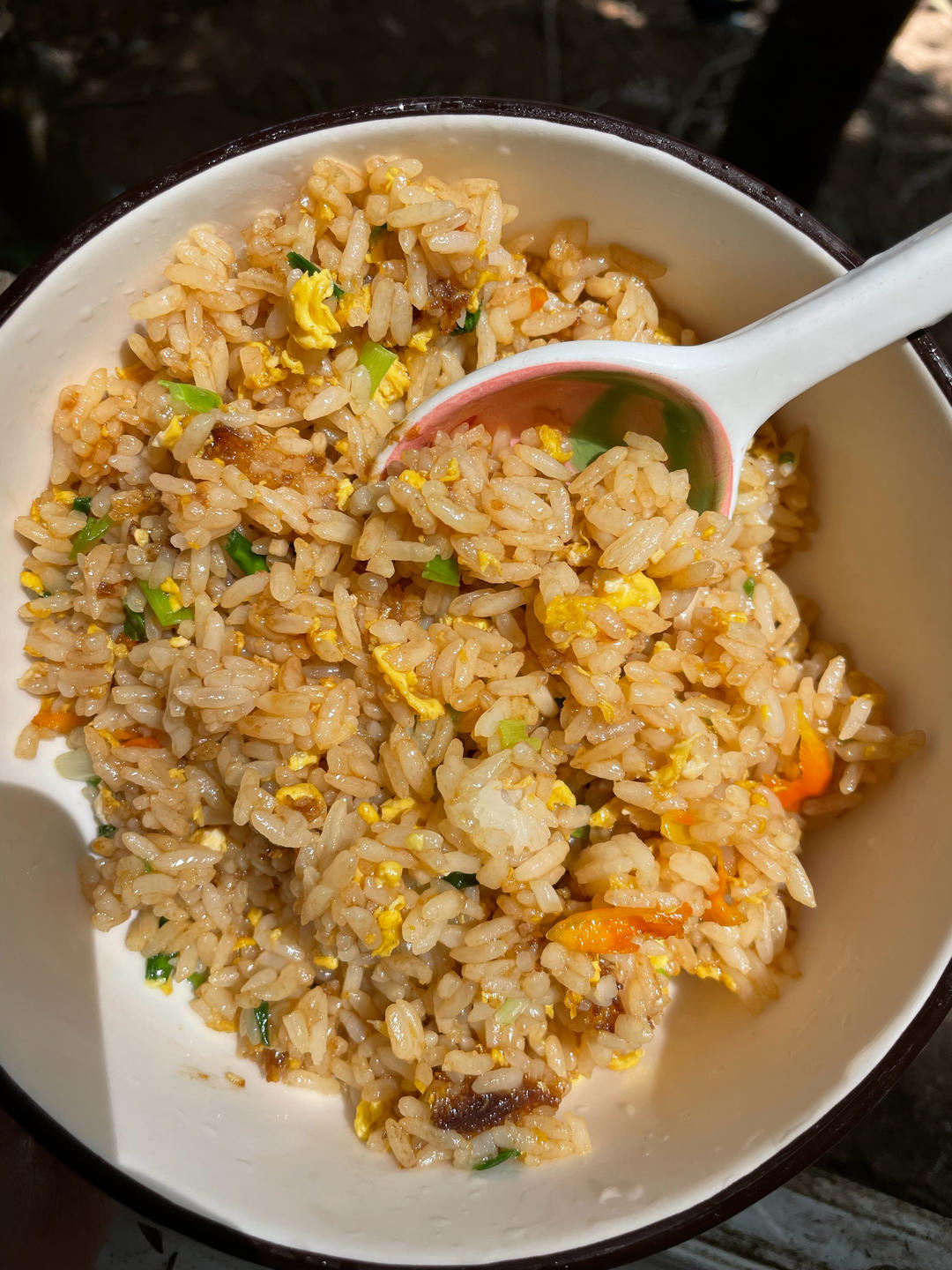 好吃到飞‼️酱油炒饭（快手懒人版）蚝油炒米 简单不失美味❗️