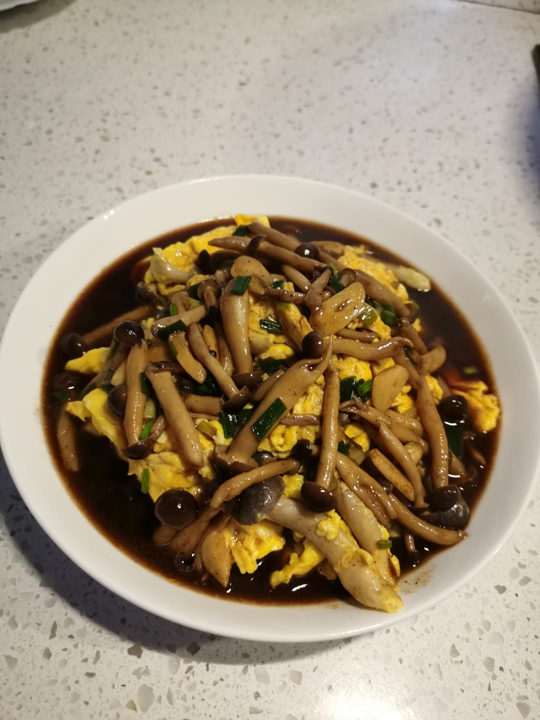 蟹味菇滑蛋