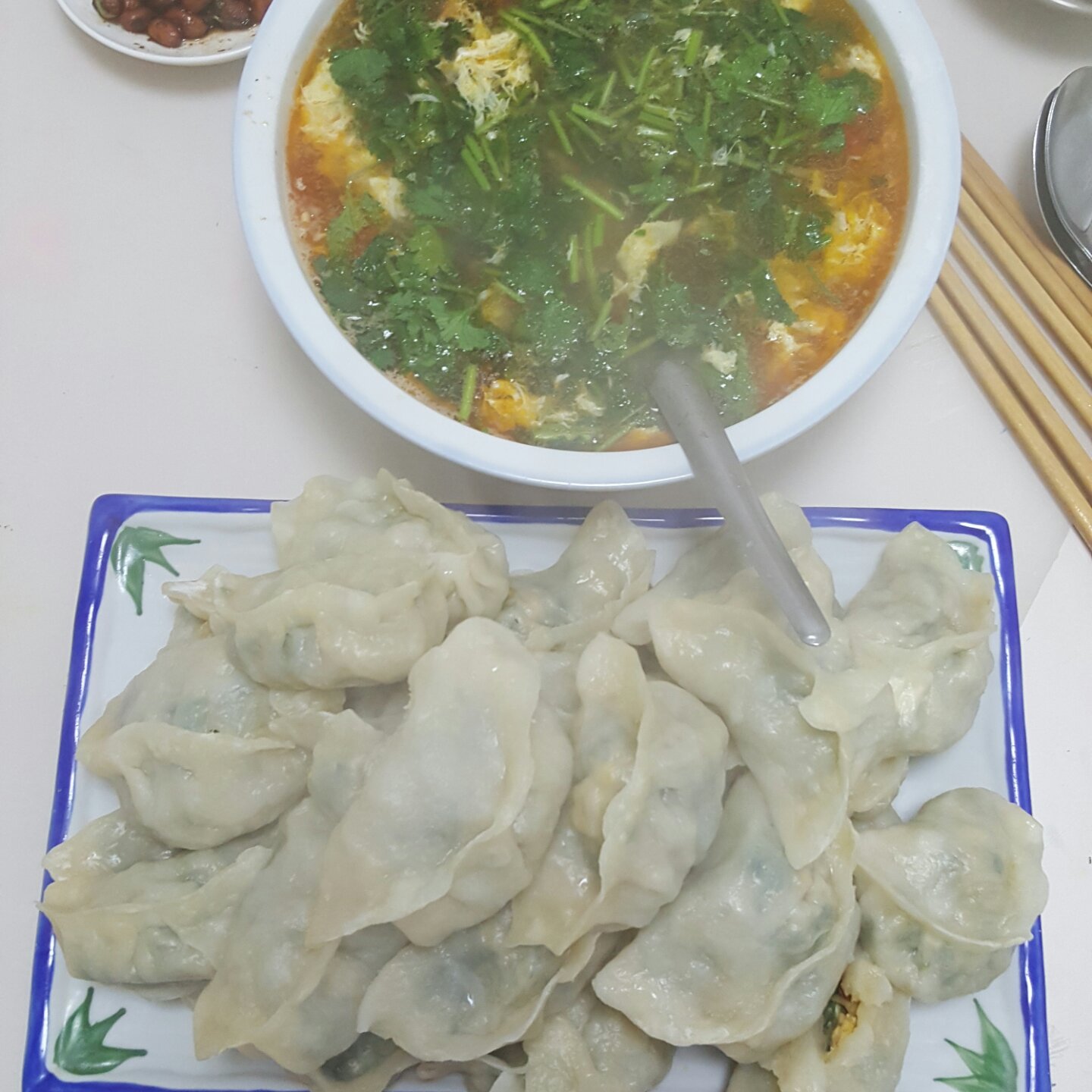 猪肉韭菜饺子