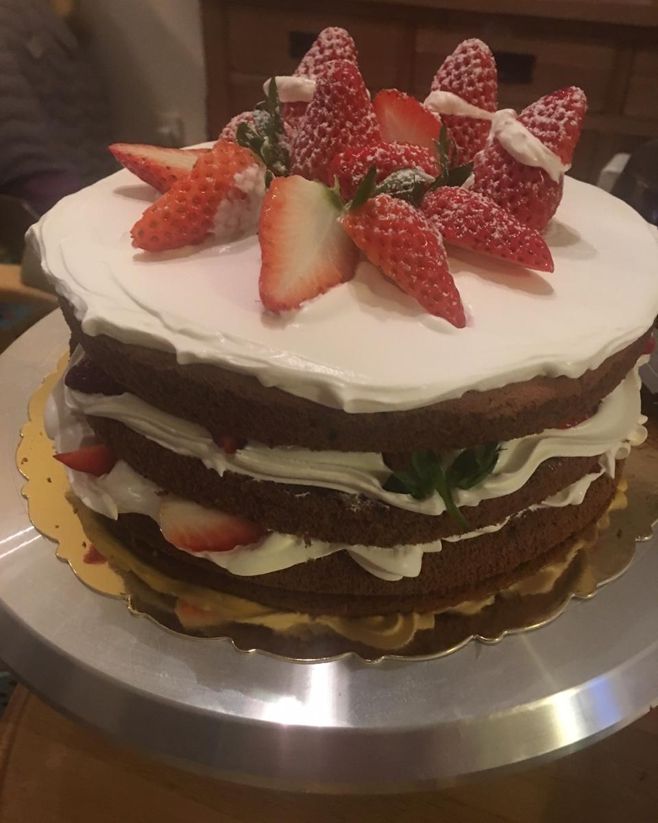 手机用户7807_3uyr做的巧克力戚风裸蛋糕