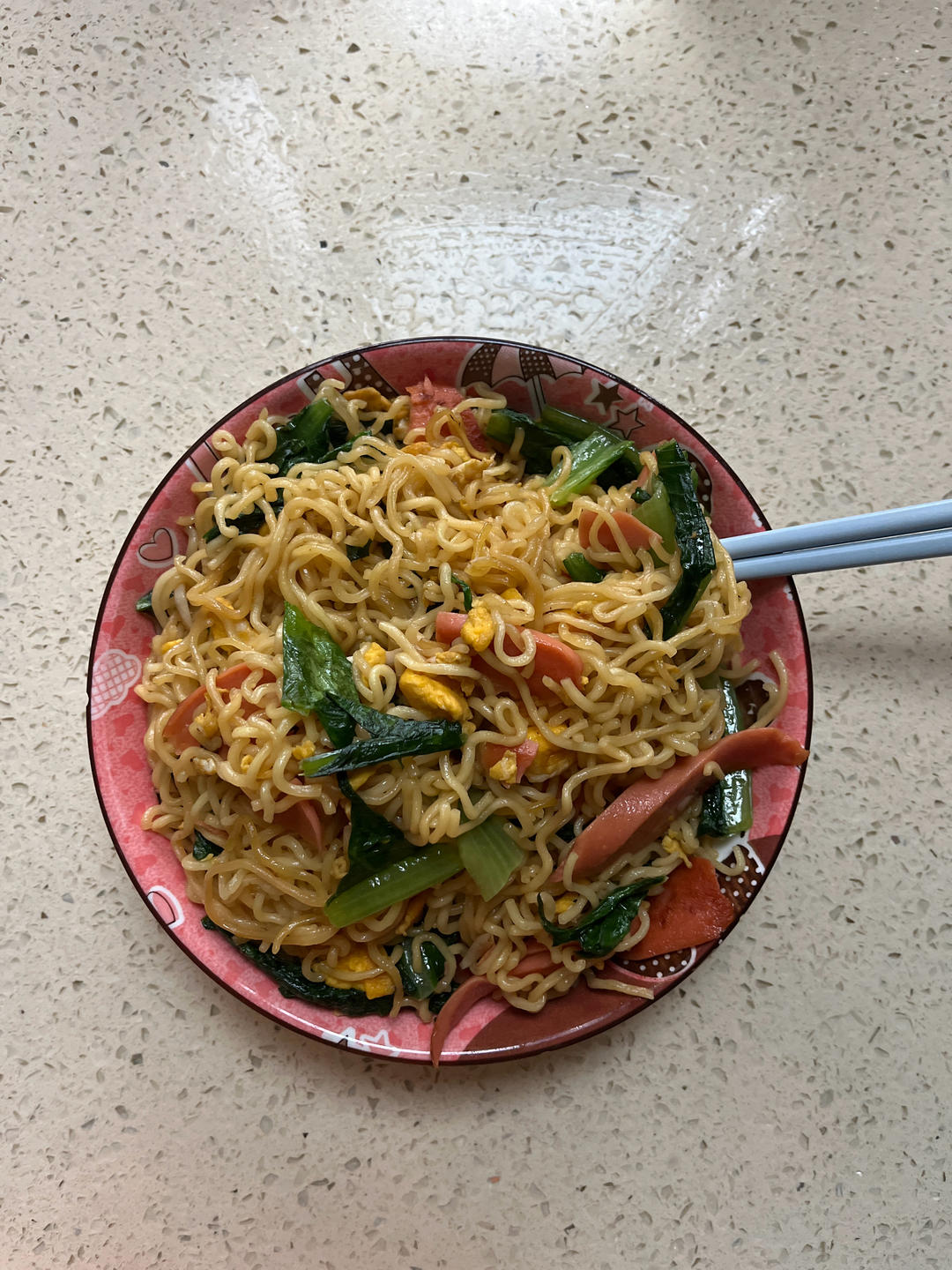 秒杀路边摊的炒方便面