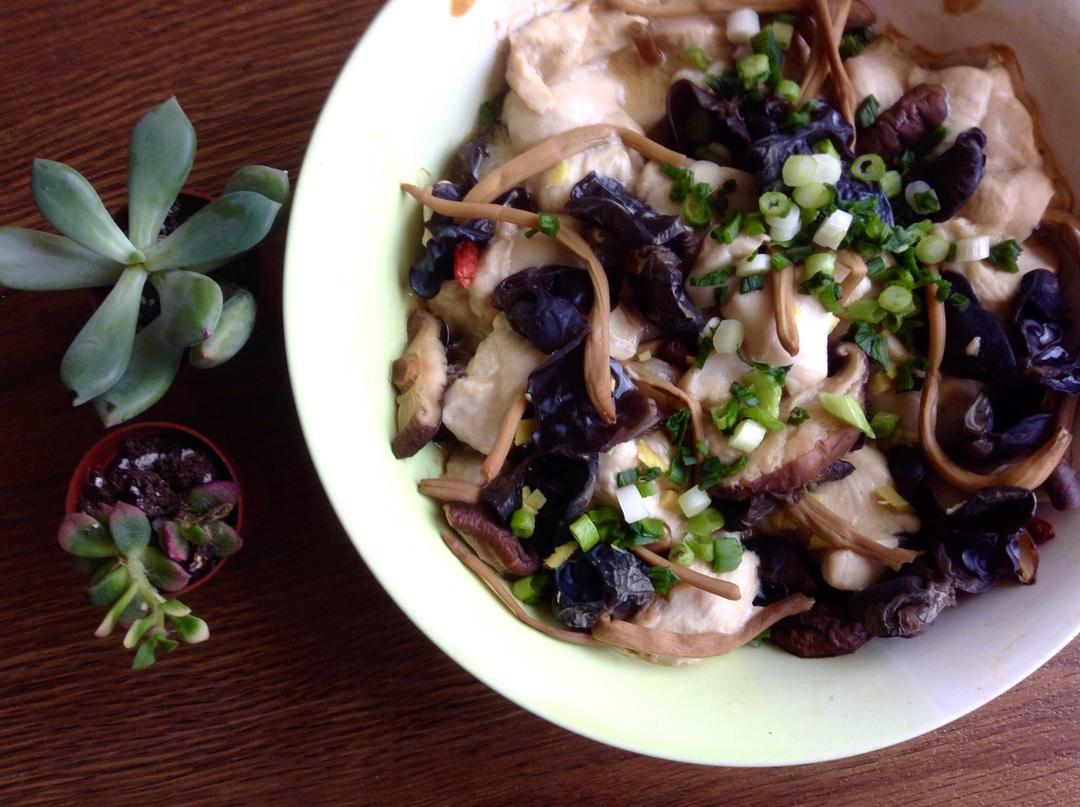 蒜蓉蒸鸡胸（鸡腿）