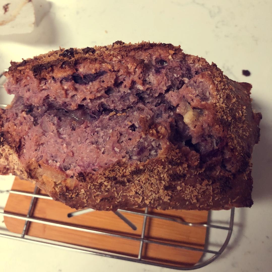 奶香紫薯快手面包丨健康·烘焙