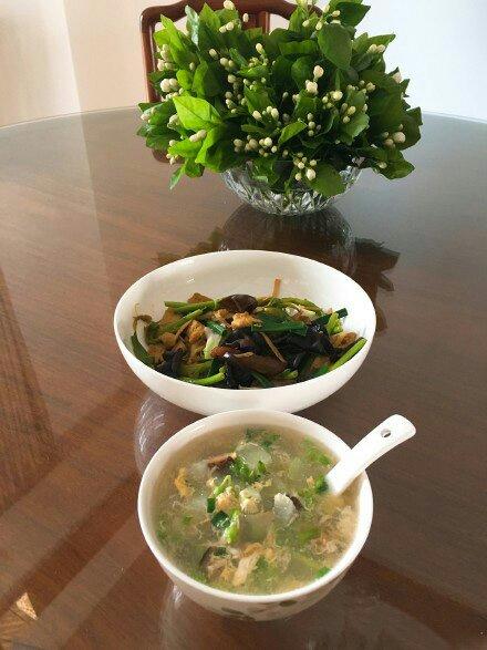 虾干瑶柱冬瓜羹