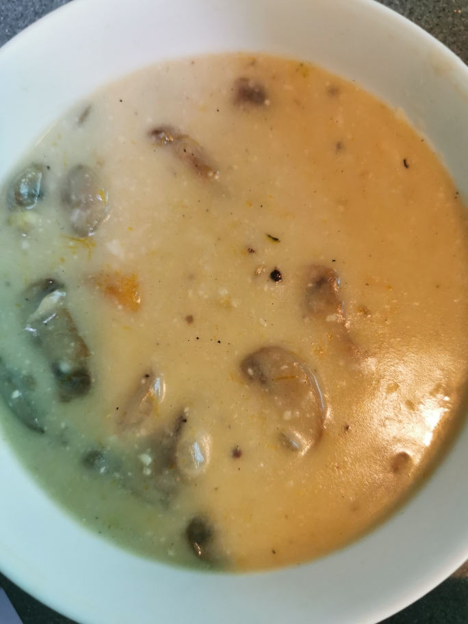 无奶奶油蘑菇汤的做法