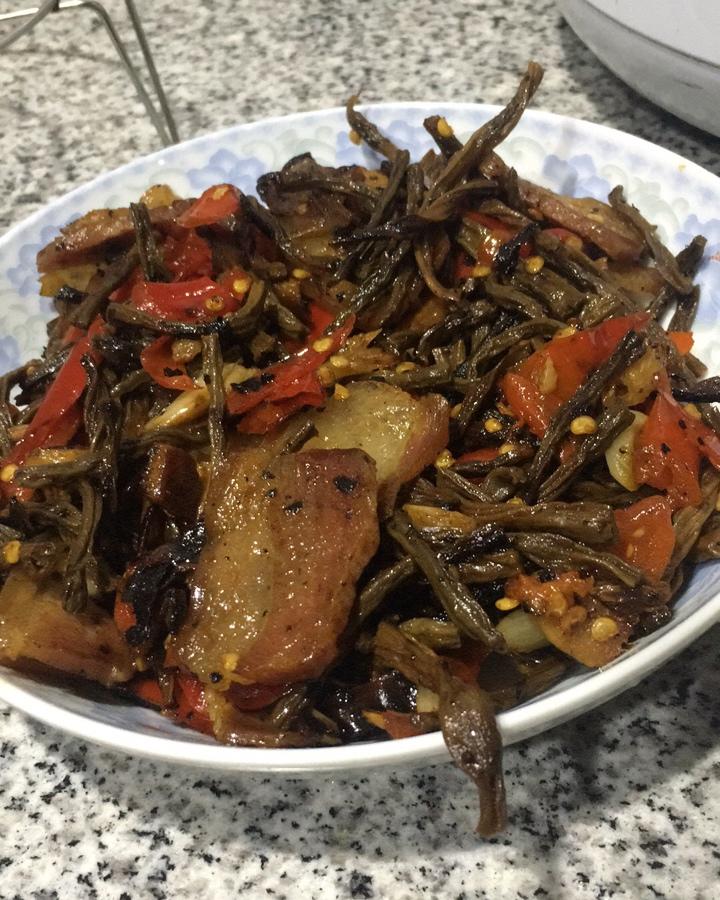 干豆角烧肉