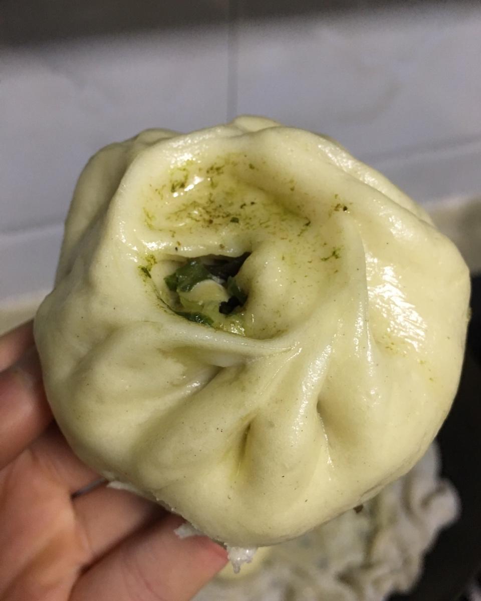 虾皮小白菜素包子