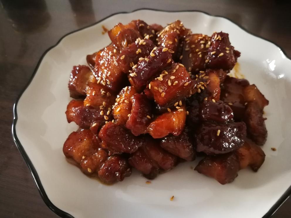 自创小白版红烧肉的做法