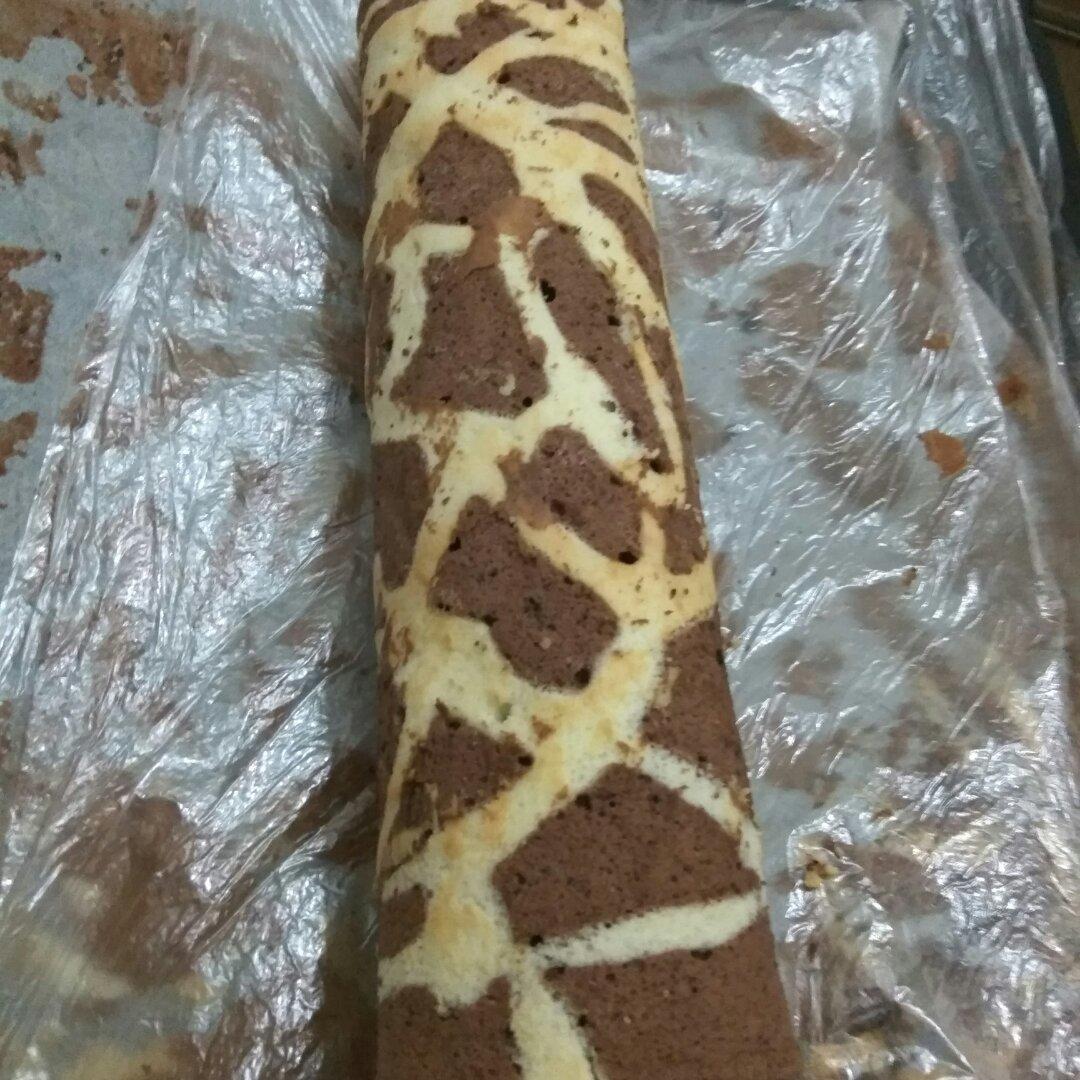 超萌长颈鹿蛋糕卷