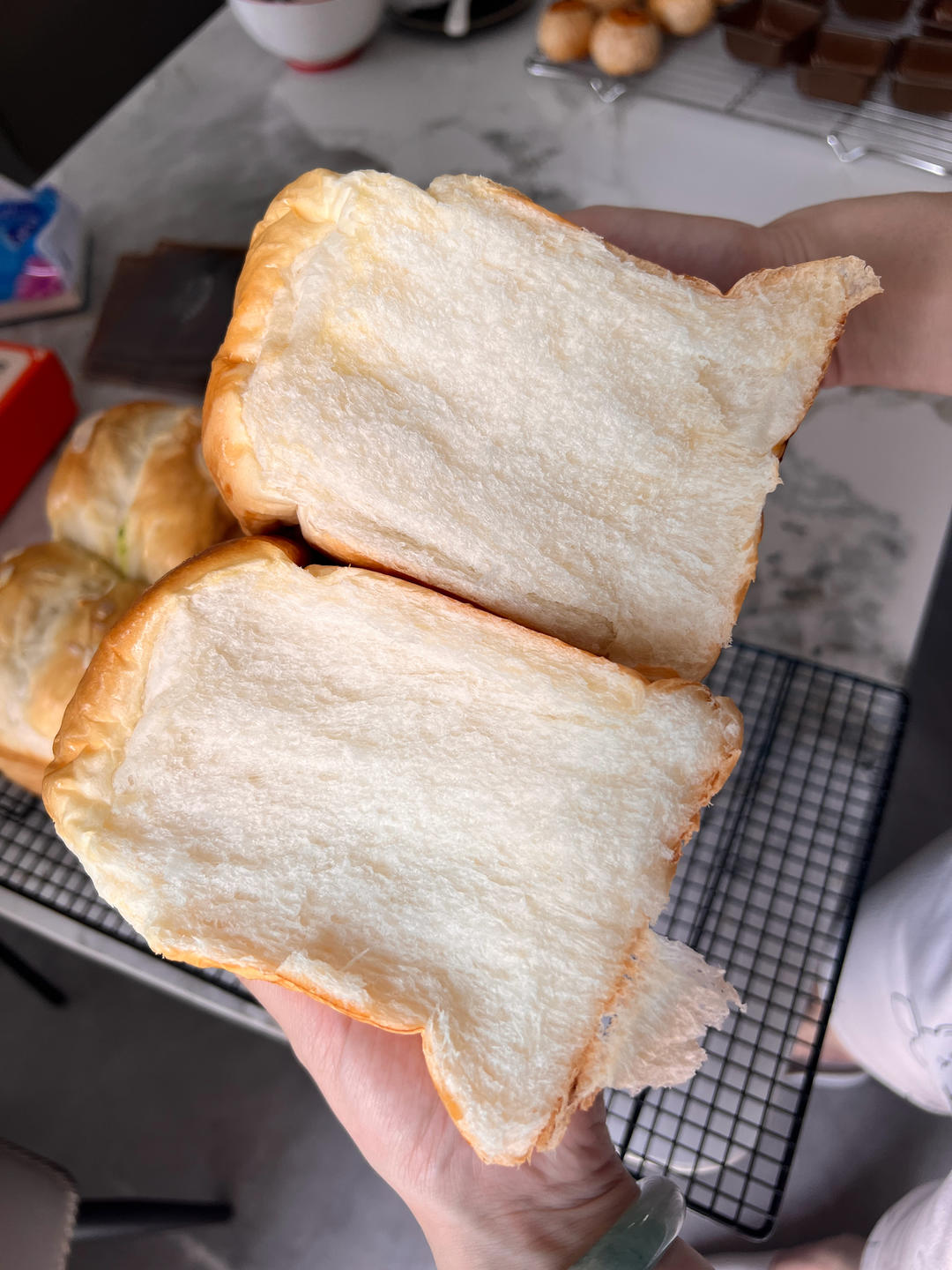 纯奶手撕吐司的做法 步骤1