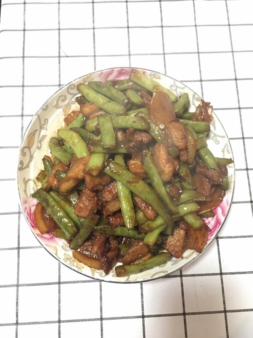 四季豆烧肉