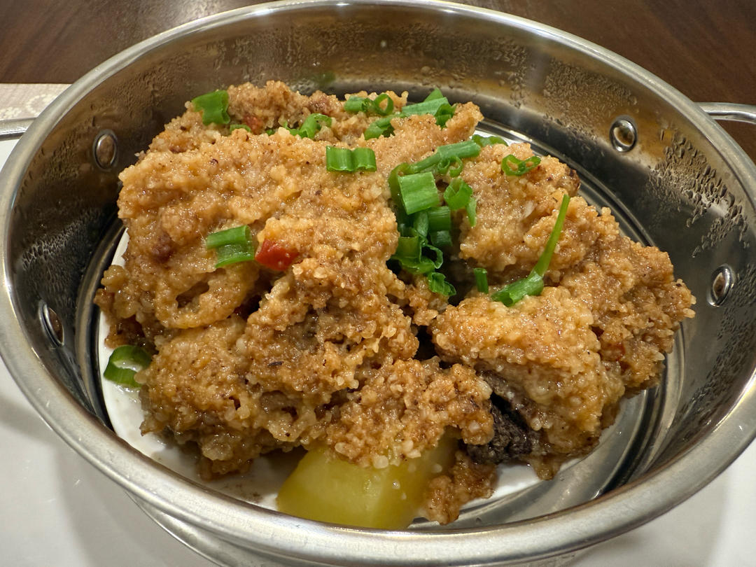绝绝子！甩饭店几条街的粉蒸肉（粉蒸排骨）