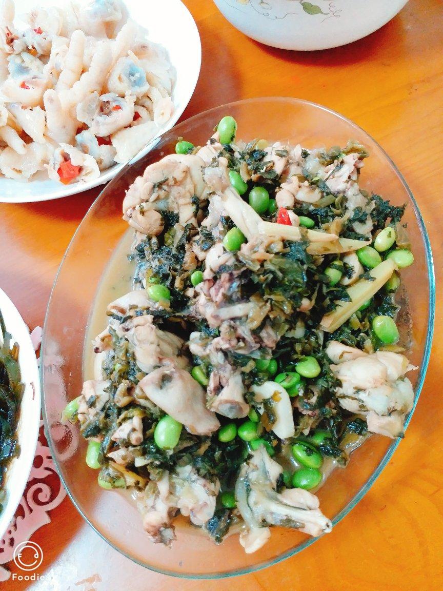 厨房小白aa做的雪菜牛蛙