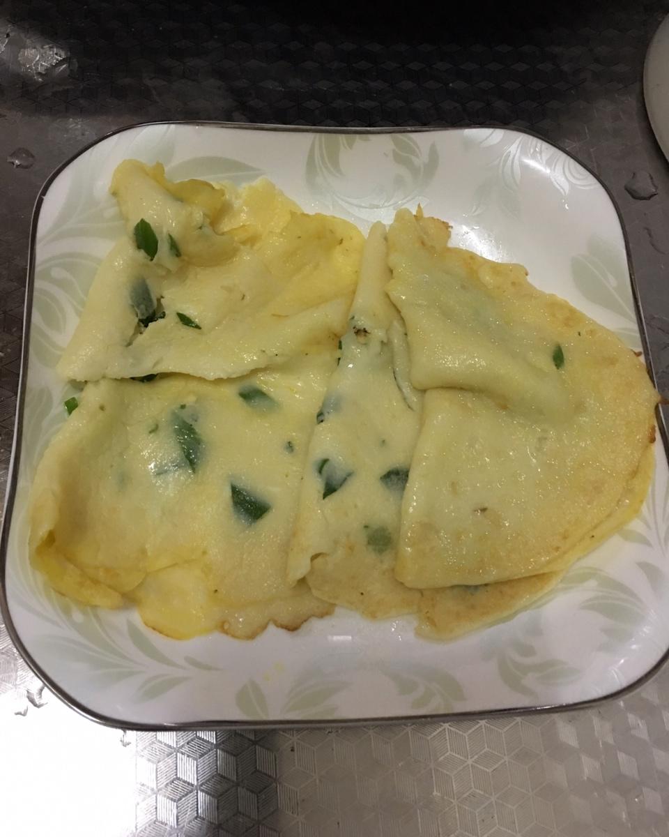快速早餐鸡蛋葱花饼