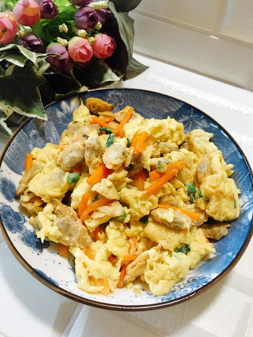 简单至极鲜香嫩滑的蛤蜊炒鸡蛋