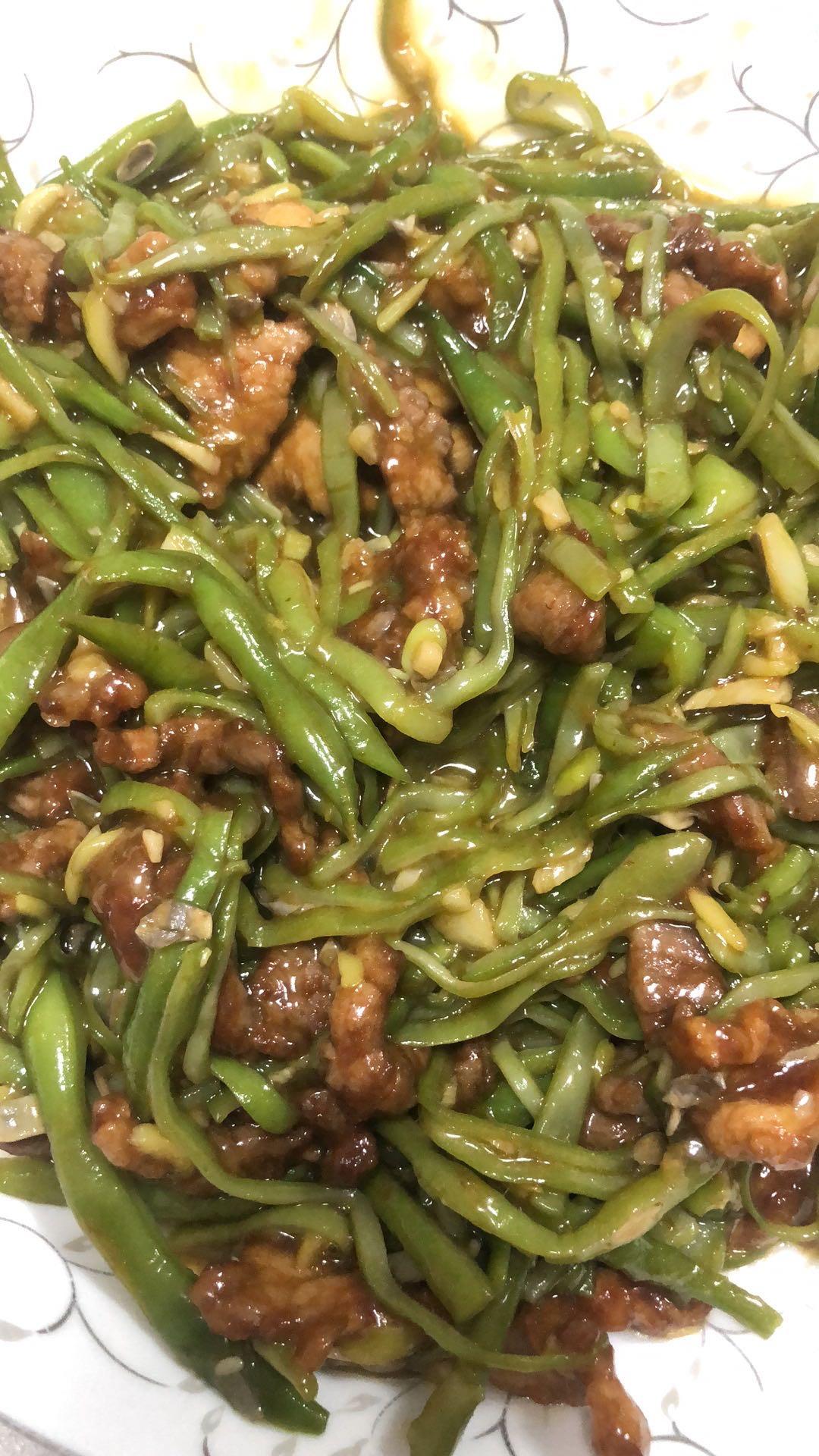 豆角肉丝饭