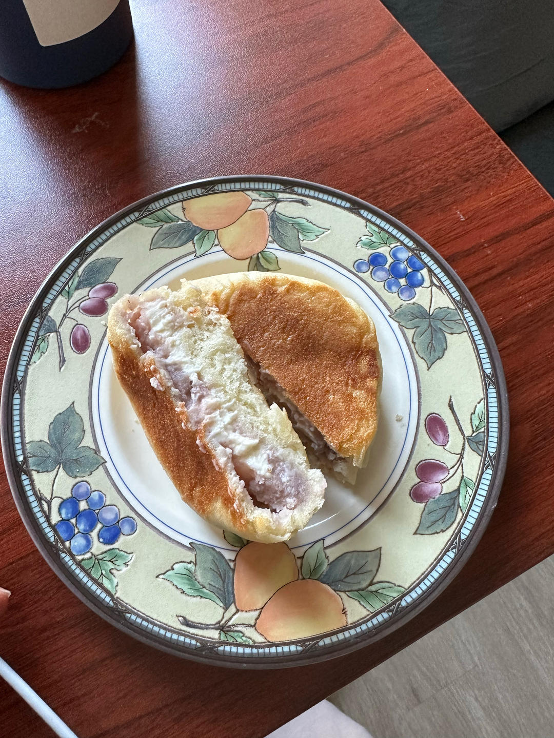 松软发面红豆饼