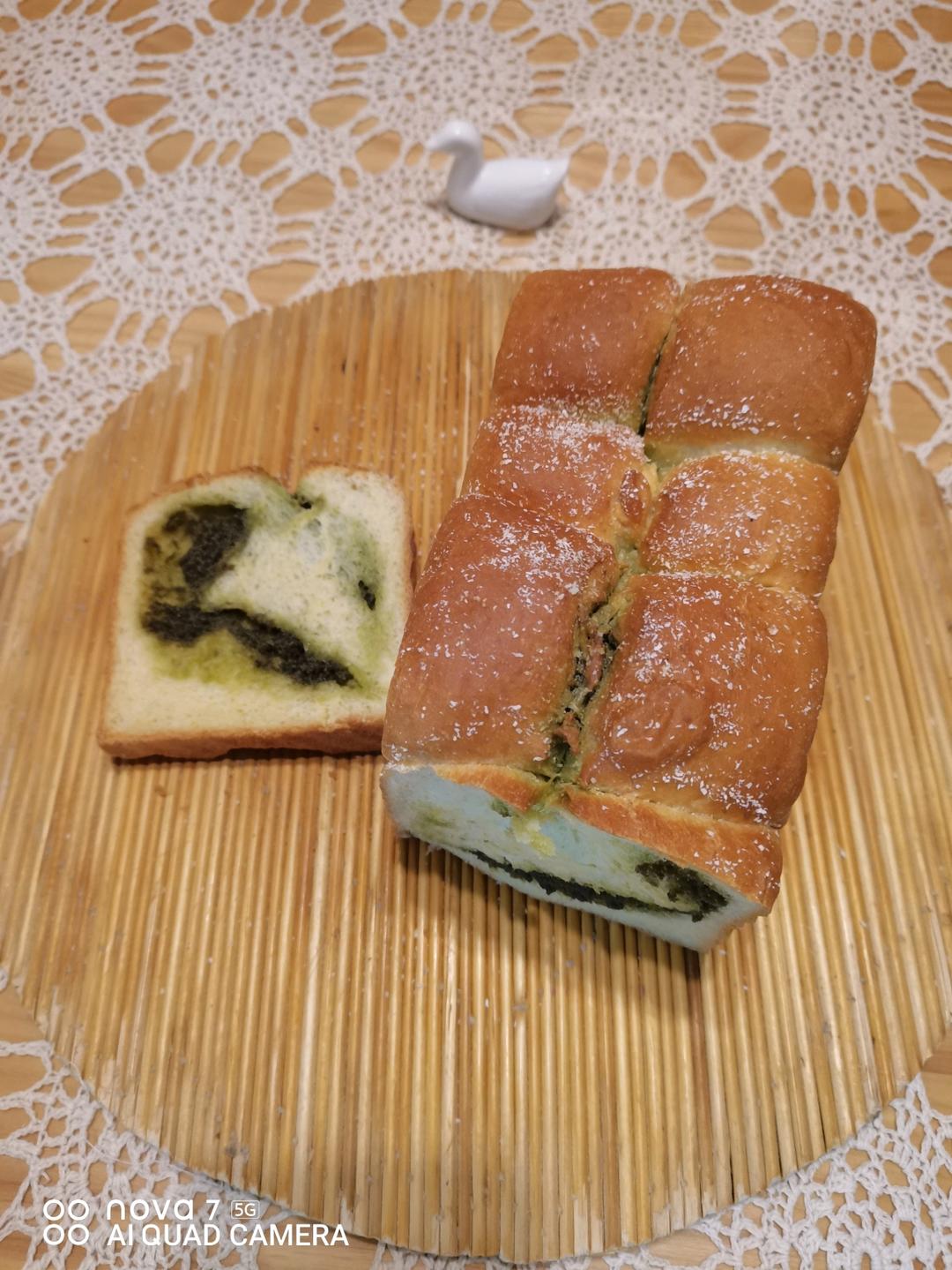 抹茶奶酥土司