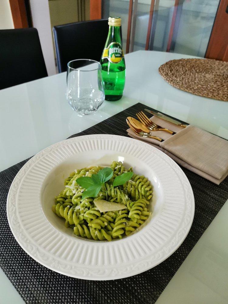 意大利面青酱--罗勒酱