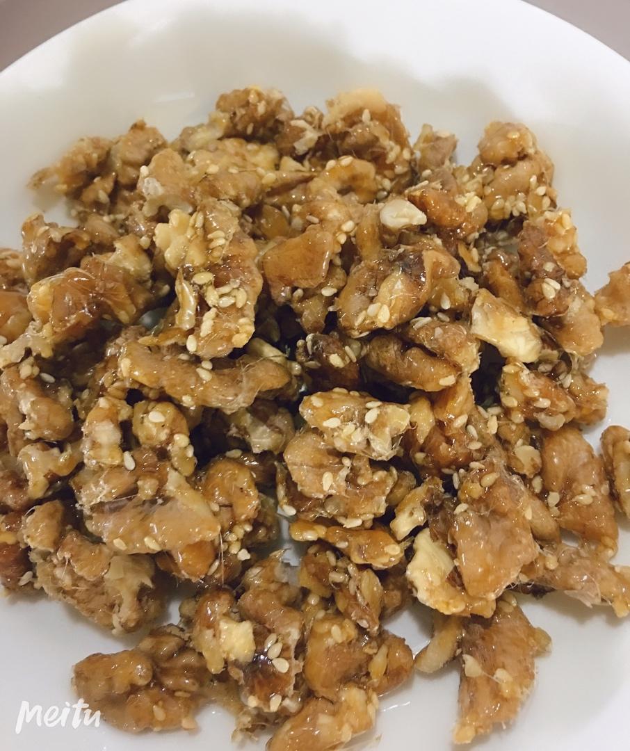 【琥珀核桃仁】冰糖无油不粘手