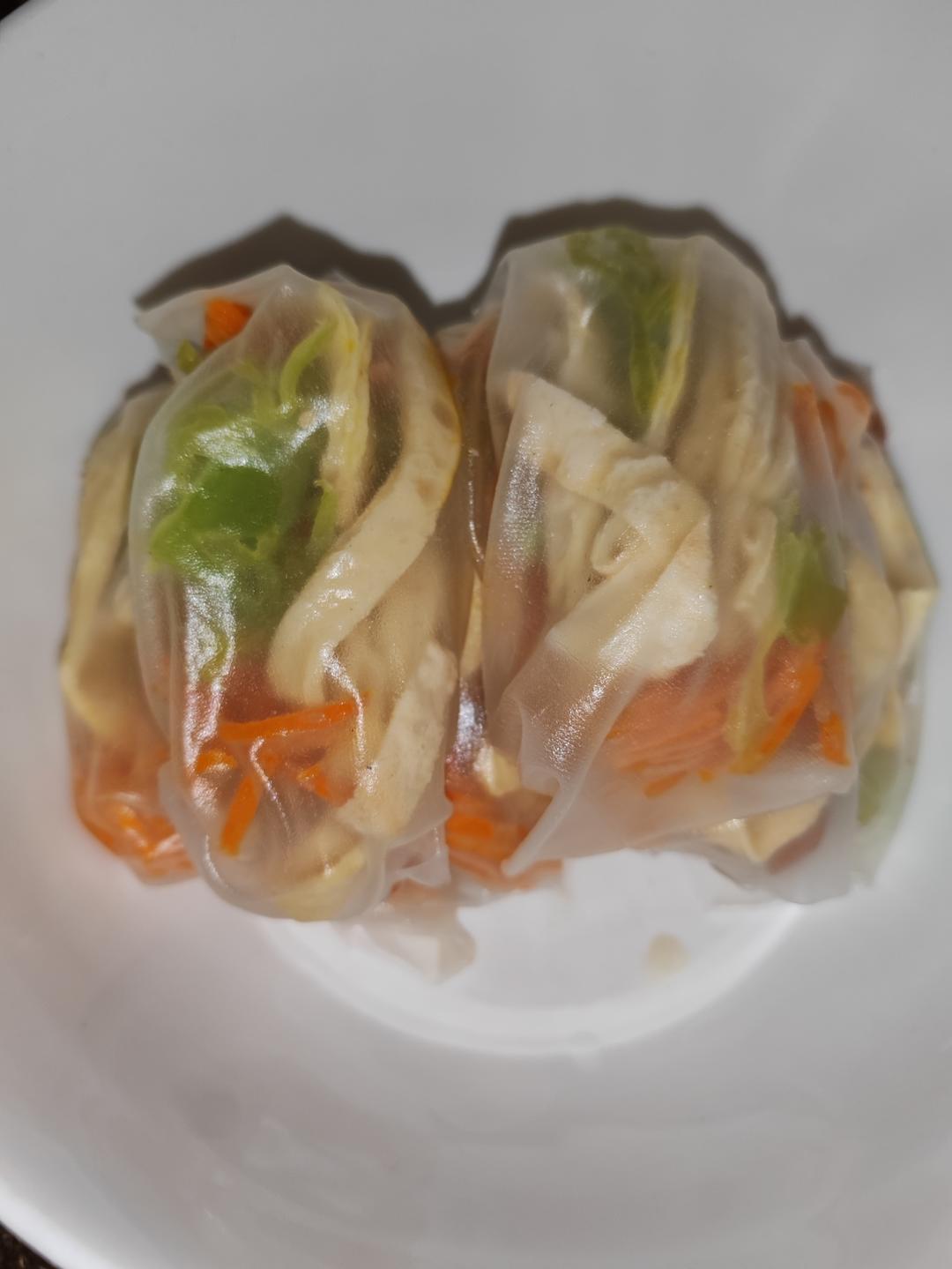 【外貌协会🌴】越南春卷（附蘸汁做法，超低热量！）