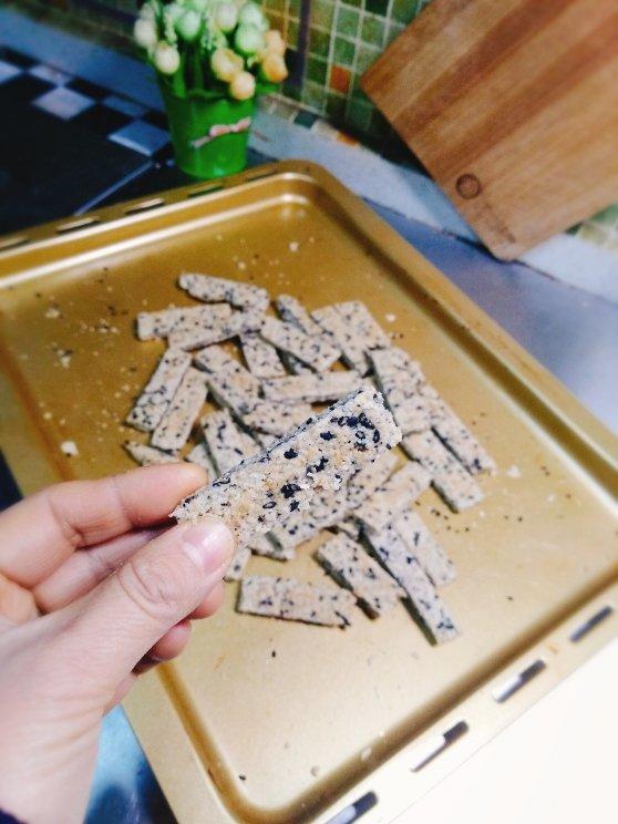 素食:有机燕麦芝麻大饼干