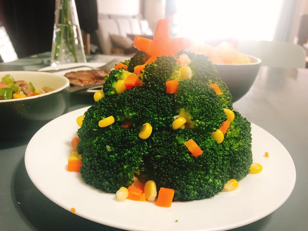 圣诞树沙拉