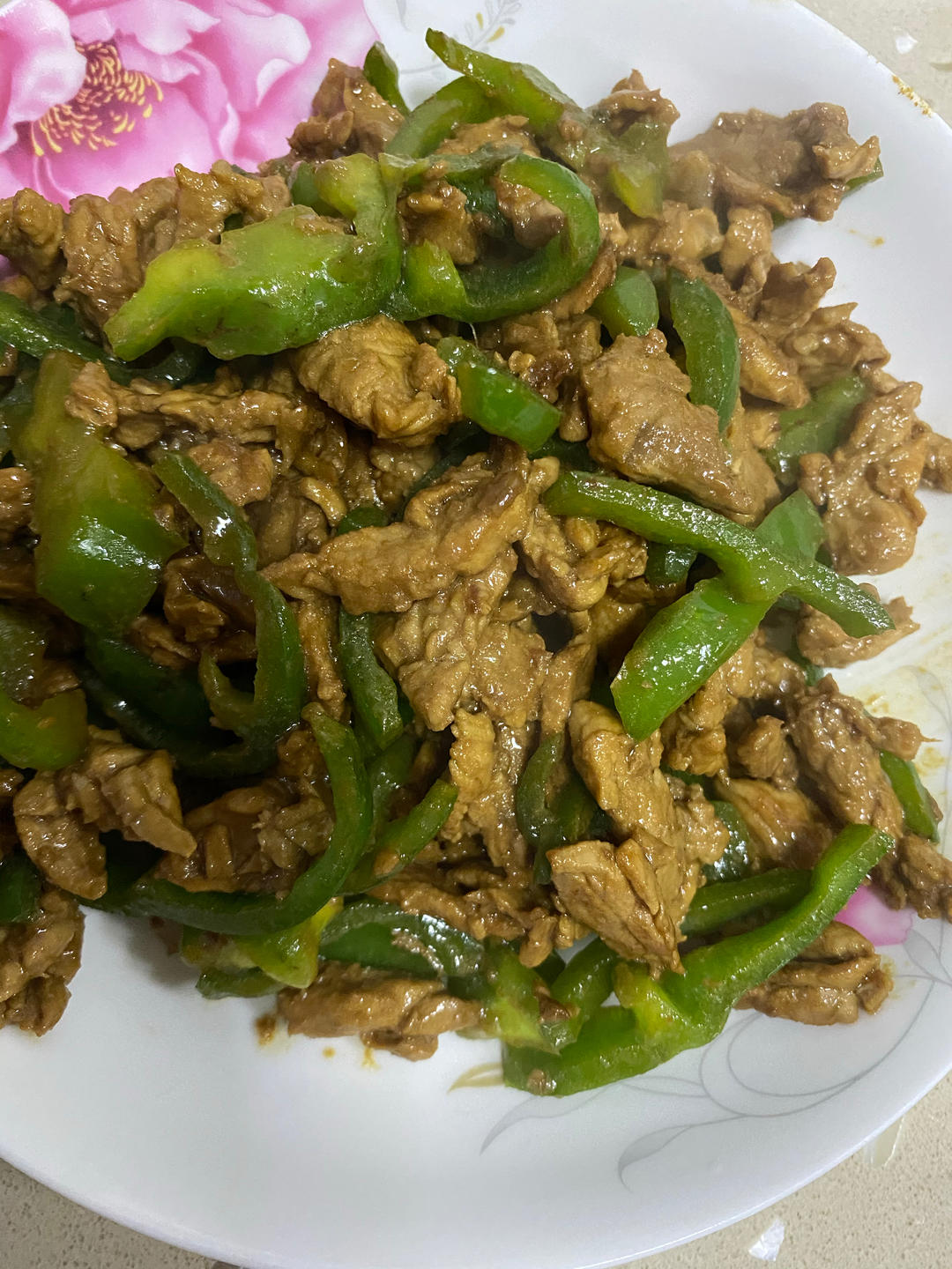 青椒肉丝面